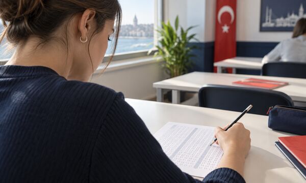 Dil kursu danışmanıyla WhatsApp üzerinden görüşme