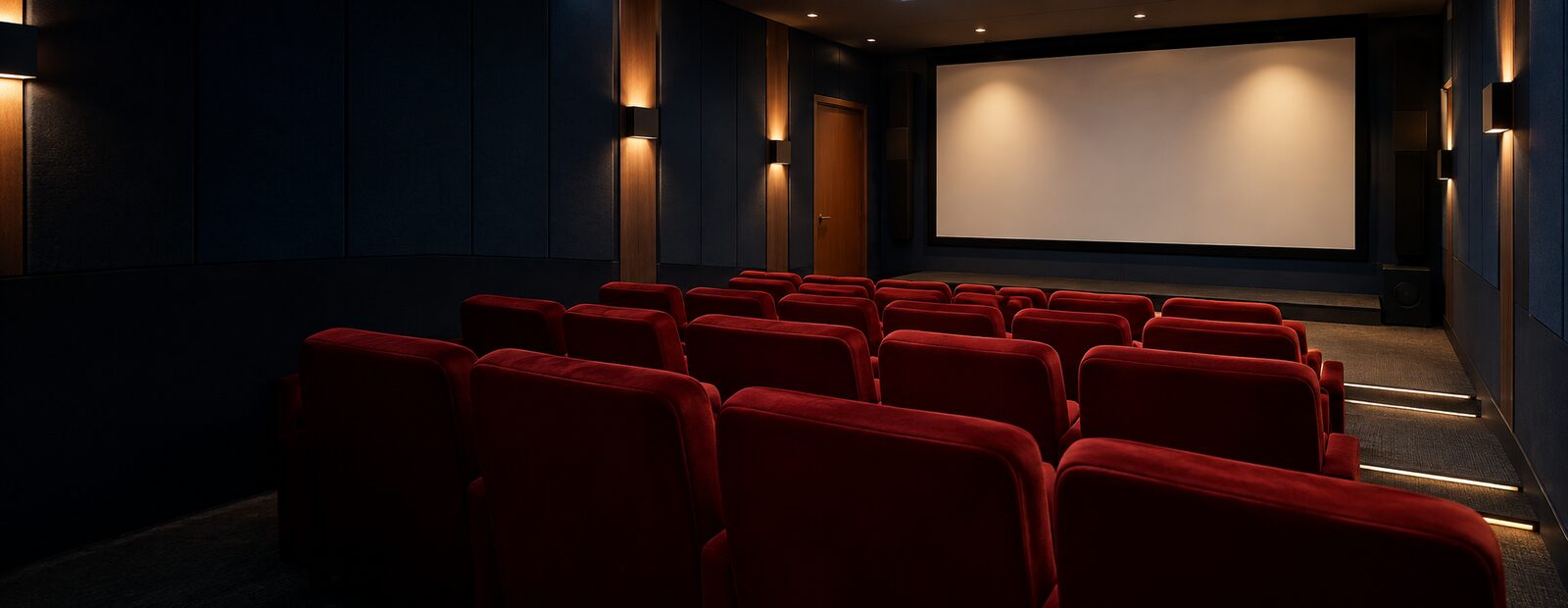 Eskişehir Dil Koleji sınıfı ve sinema salonu